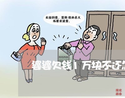 婆婆欠钱1万块不还怎么办/2023121040271