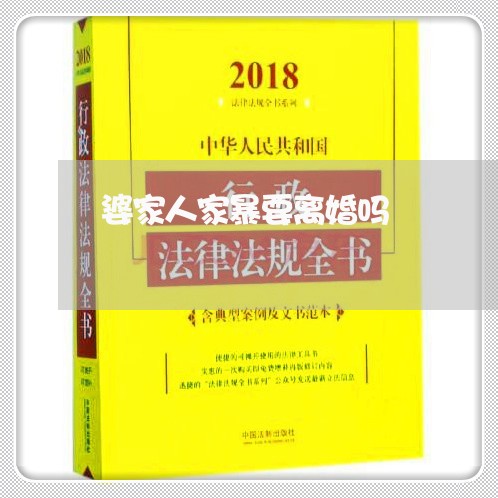 婆家人家暴要离婚吗/2023110326140