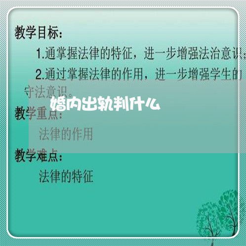 婚内出轨判什么/2023121821507