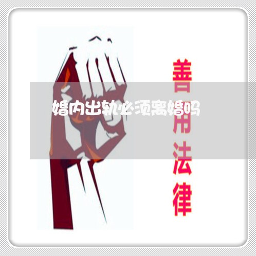 婚内出轨必须离婚吗/2023110327272