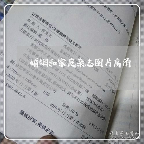 婚姻和家庭杂志图片高清/2023112807057