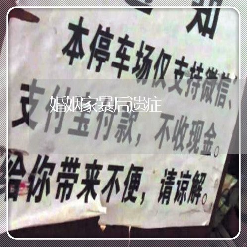 婚姻家暴后遗症/2023090697259