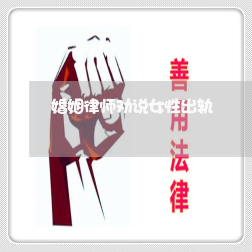 婚姻律师劝说女性出轨/2023112606936