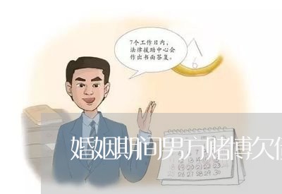 婚姻期间男方赌博欠债不还/2023102540383