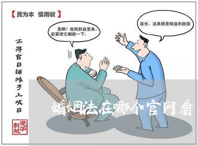 婚姻法在哪个官网看/2023081317061