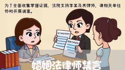 婚姻法律师禁言/2023112359483