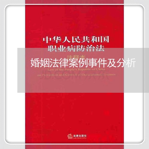 婚姻法律案例事件及分析/2023112487058