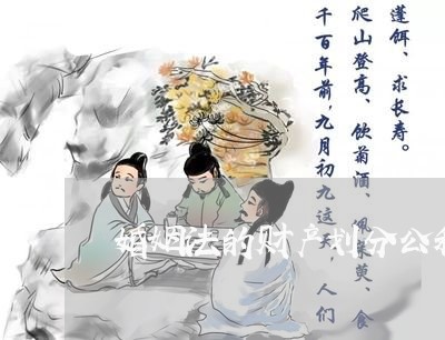 婚姻法的财产划分公积金/2023081328360