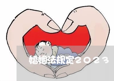 婚姻法规定2023/2023112307936