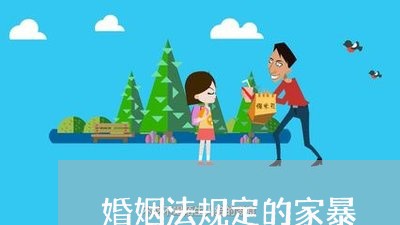 婚姻法规定的家暴/2023100369594