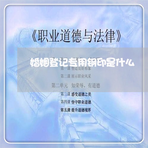 婚姻登记专用钢印是什么/2023081751472