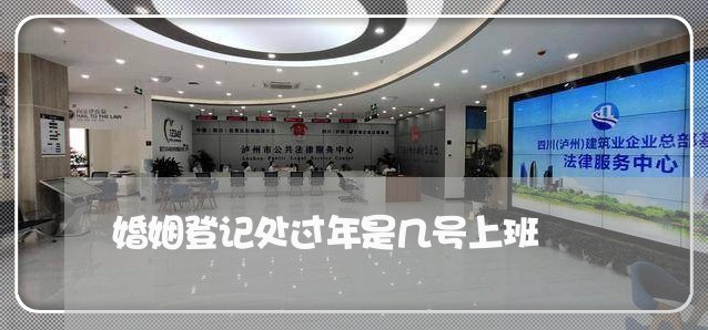 婚姻登记处过年是几号上班/2023081747147