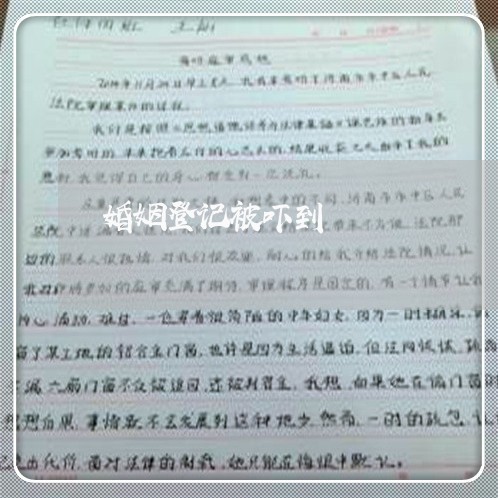 婚姻登记被吓到/2023112706038