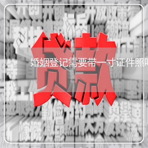 婚姻登记需要带一寸证件照吗/2023112738160