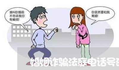 婚姻诈骗法庭电话号码/2023112524379