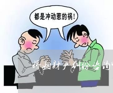 婚姻财产纠纷咨询哪个部门/2023081539493