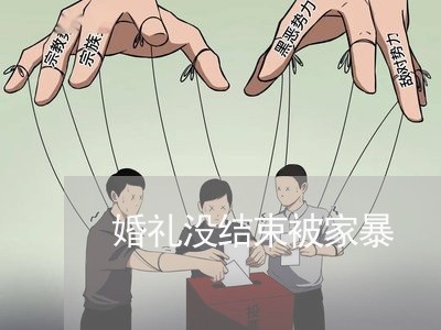 婚礼没结束被家暴/2023101298047