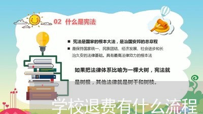 学校退费有什么流程/2023052032481