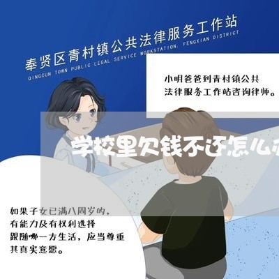 学校里欠钱不还怎么办/2023111017261