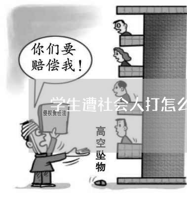 学生遭社会人打怎么维权/2023062451505