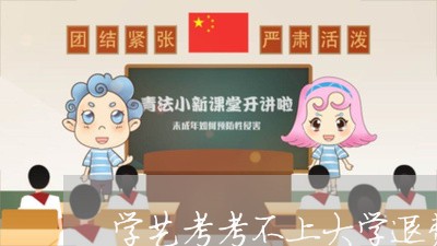 学艺考考不上大学退费嘛/2023062010593