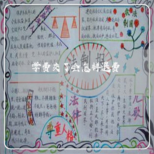 学费交了会怎样退费/2023061620370