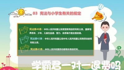 学霸君一对一退费吗/2023061386057