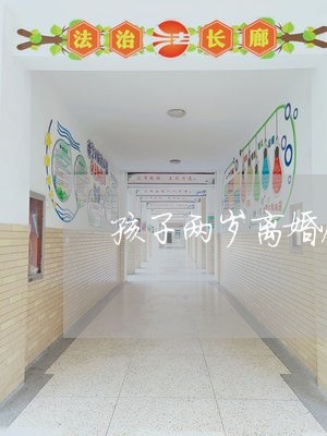 孩子两岁离婚原因/2023092514161