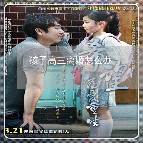 孩子高三离婚怎么办/2023110462615