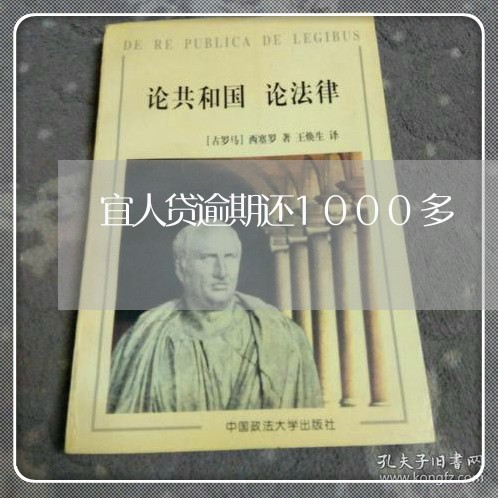 宜人贷逾期还1000多/2023080374725