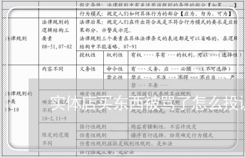 实体店买东西被骂了怎么投诉/2023032534959