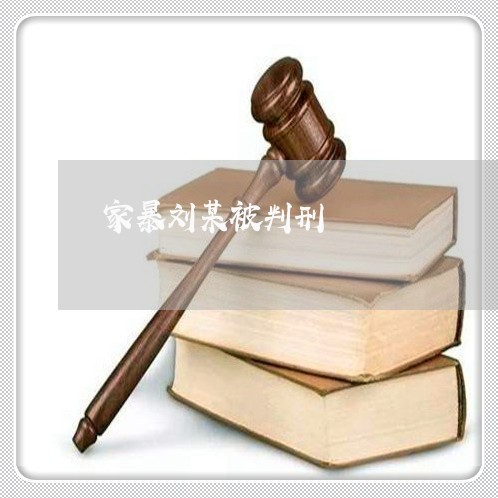 家暴刘某被判刑/2023090506290