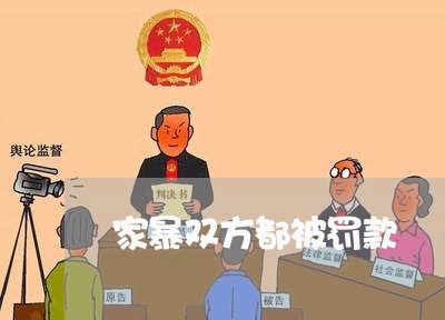 家暴双方都被罚款/2023101379504