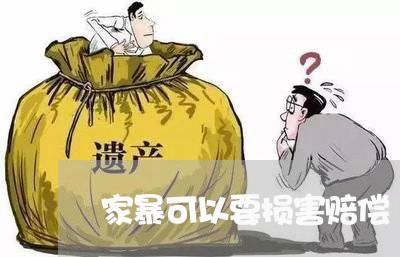 家暴可以要损害赔偿/2023110863726