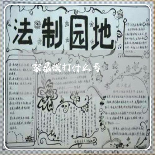 家暴拨打什么号/2023091316069