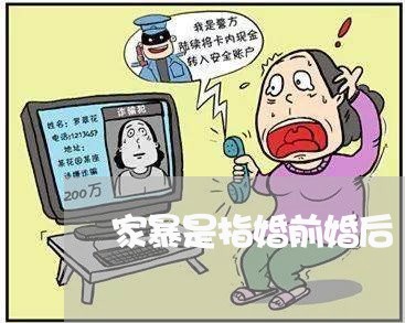 家暴是指婚前婚后/2023101529461