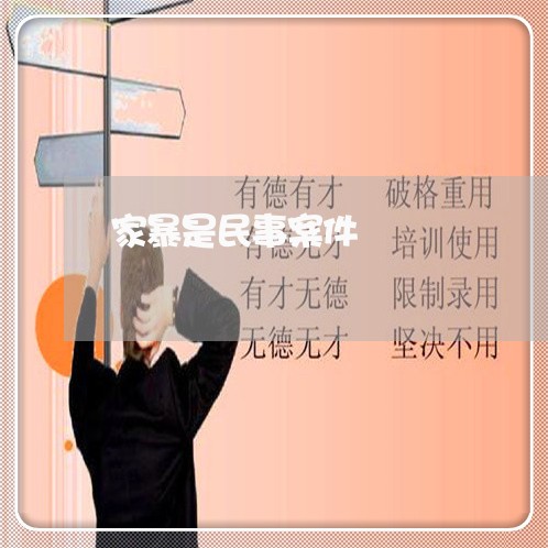 家暴是民事案件/2023090819560