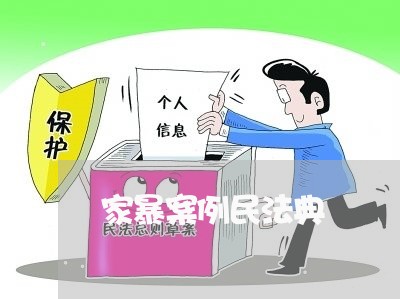 家暴案例民法典/2023091306826