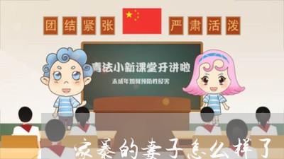 家暴的妻子怎么样了/2023110893948