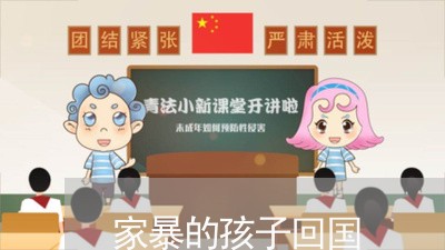 家暴的孩子回国/2023091294158