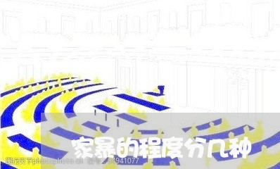 家暴的程度分几种/2023100843513