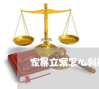 家暴立案怎么判刑/2023100342604