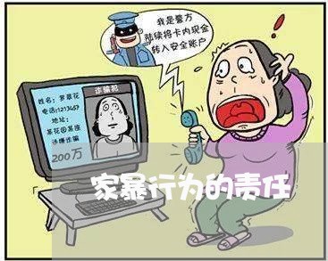 家暴行为的责任/2023091360915