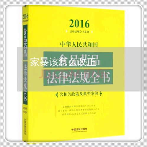 家暴该怎么改正/2023121606267