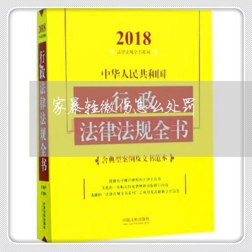 家暴轻微伤怎么处罚/2023110887360