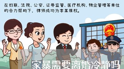 家暴需要离婚冷静吗/2023110508148