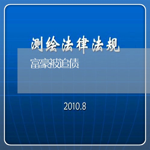 富豪被追债/2023100540574