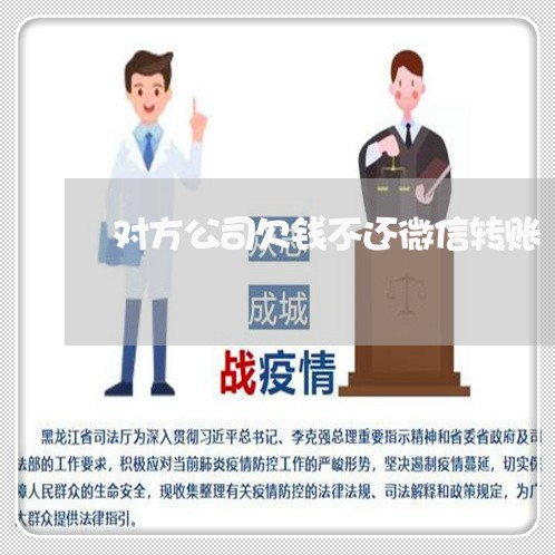 对方公司欠钱不还微信转账/2023091669383