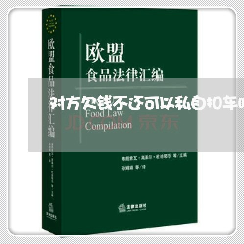 对方欠钱不还可以私自扣车吗/2023110862614