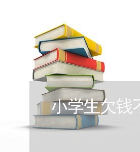 小学生欠钱不还报警怎么办/2023120572604